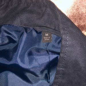 Navy Blue Banana Republic Suede Jacket
